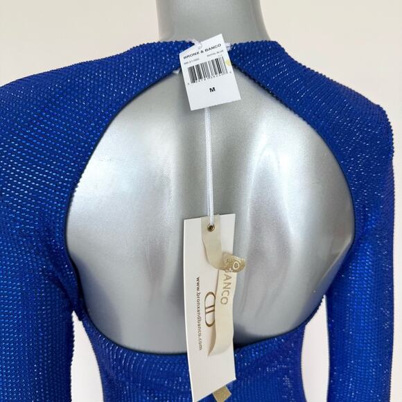 NWT!!! Bronx and Banco Margaux Diamante Gown size 6 US Authentic - Picture 7 of 13